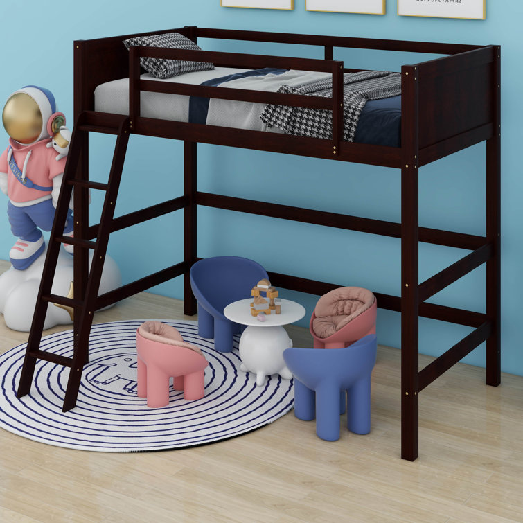 Twin size on sale loft bed frame